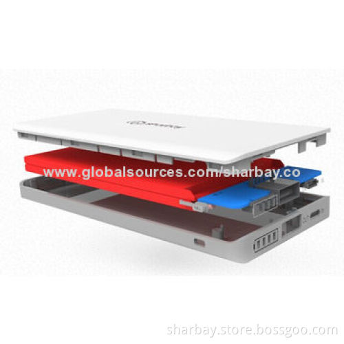 Power Banks with 4,000mAh Capacity, Lithium Polymer Battery, 5V/1A Input/Output, for SmartphonesNew